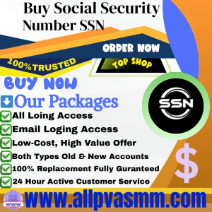 Buy Social Security Number SSN